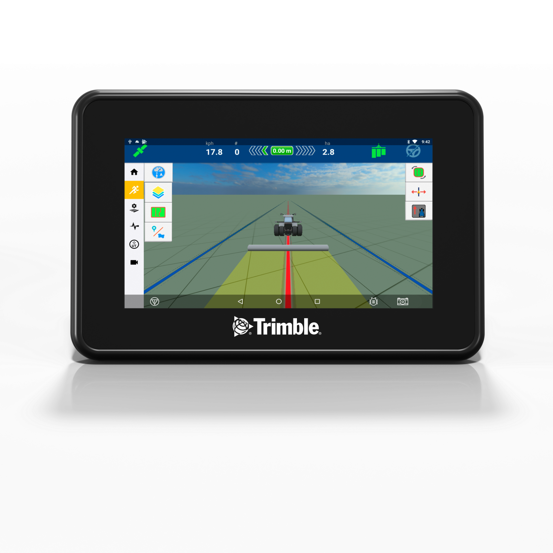 Trimble GFX 350 sorvezet NAV 500 antenn val