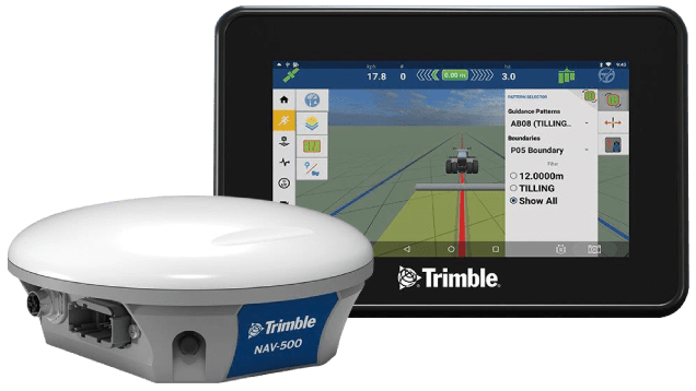 Trimble GFX 350 sorvezet NAV 500 antenn val